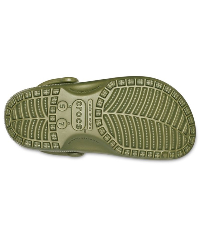 Tamancos Crocs Verde clássico do Exército dos EUA