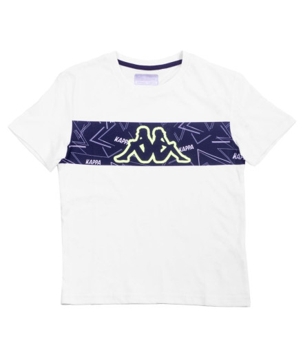 Camiseta Kappa Skoto Kid Boy White