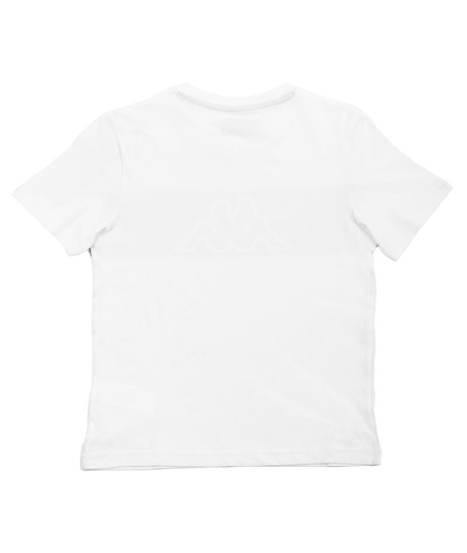 T-shirt Kappa Skoto Kid Boy Branco
