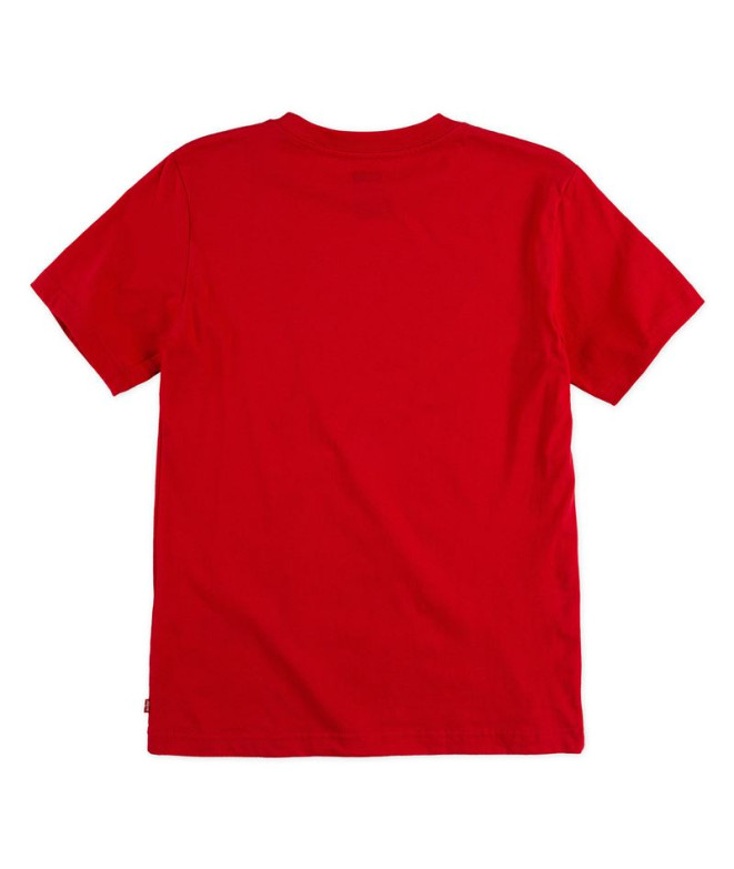 Camiseta de manga corta Levi's Batwing Boys Red
