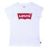 T-shirt de manga curta branca Levi's Batwing Boys
