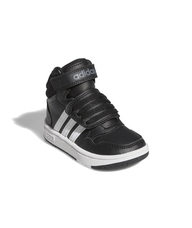 Zapatillas adidas Hoops Mid 3.0 Bebé Negro