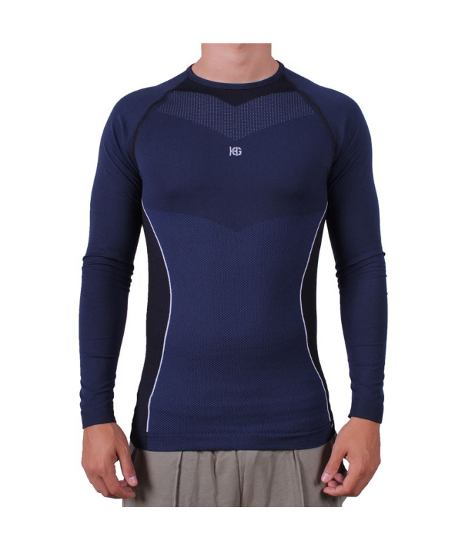 T-Shirt thermique Sport HG Hommes Bleu