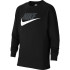 Moletom Nike Sportswear Club Fleece Rapazes Preto