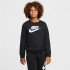 Moletom Nike Sportswear Club Fleece Rapazes Preto