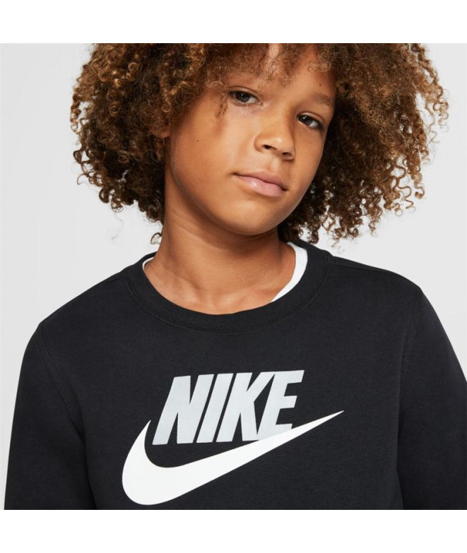 Sudadera Nike Sportswear Club Fleece Boys Black