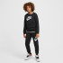 Moletom Nike Sportswear Club Fleece Rapazes Preto