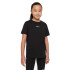 Camiseta Nike Roupa de desporto para raparigas Preto