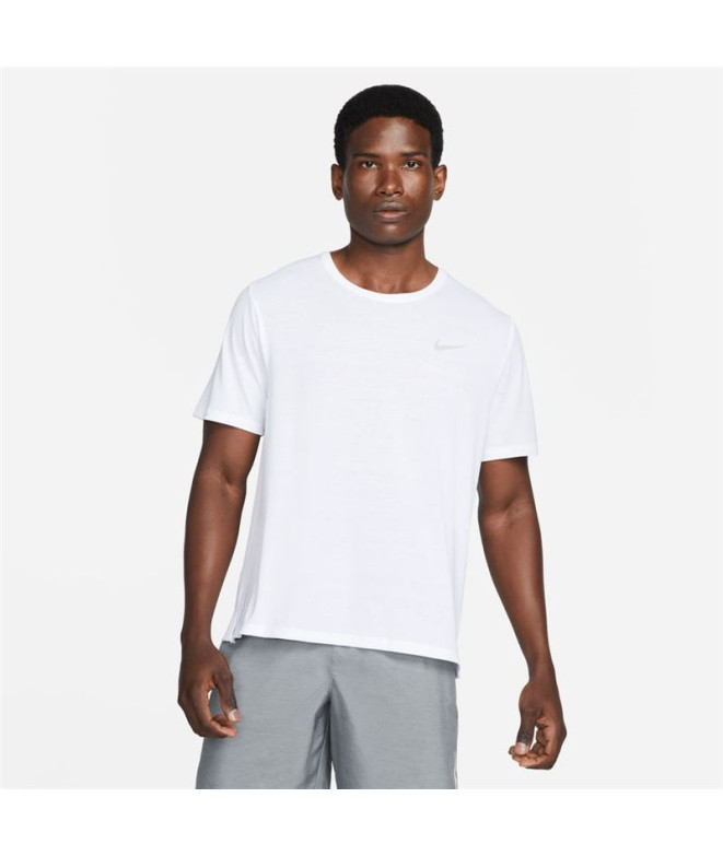 T-shirt running Nike de Dri-FIT Miler M Blanc