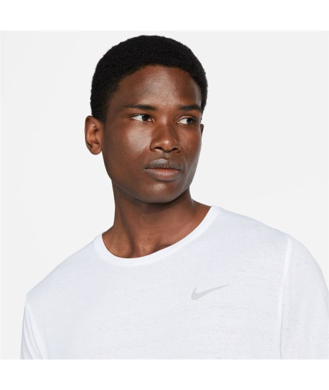 T-shirt running Nike de Dri-FIT Miler M Blanc