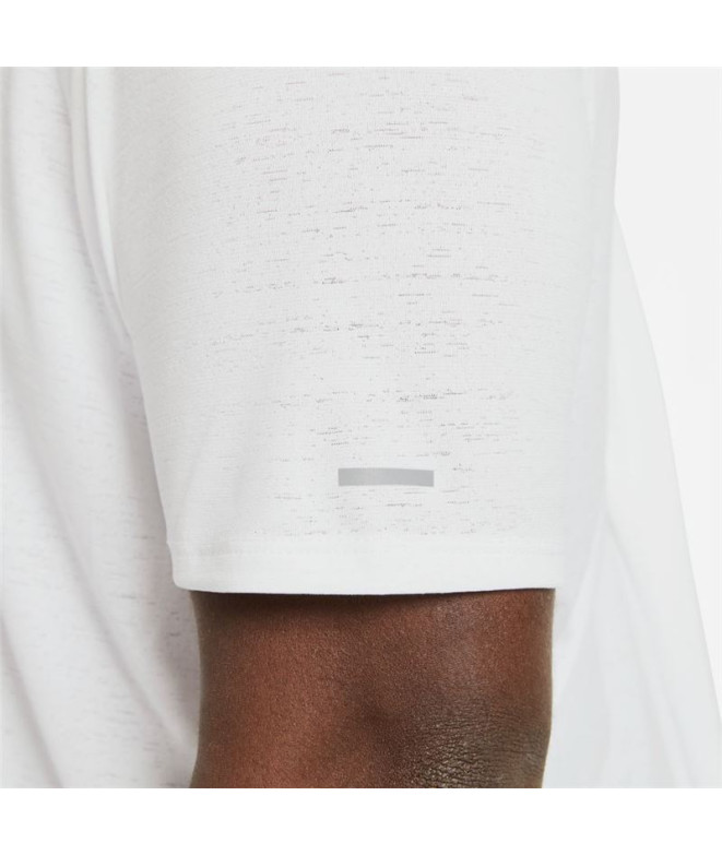 T-shirt running Nike de Dri-FIT Miler M Blanc