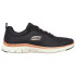 Chaussures Skechers Flex Appeal 4.0-Bril Femme Maille noire / Garniture or rose