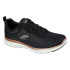 Chaussures Skechers Flex Appeal 4.0-Bril Femme Maille noire / Garniture or rose