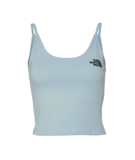 Camiseta de alças The North Face Crop Tank W Beta blue