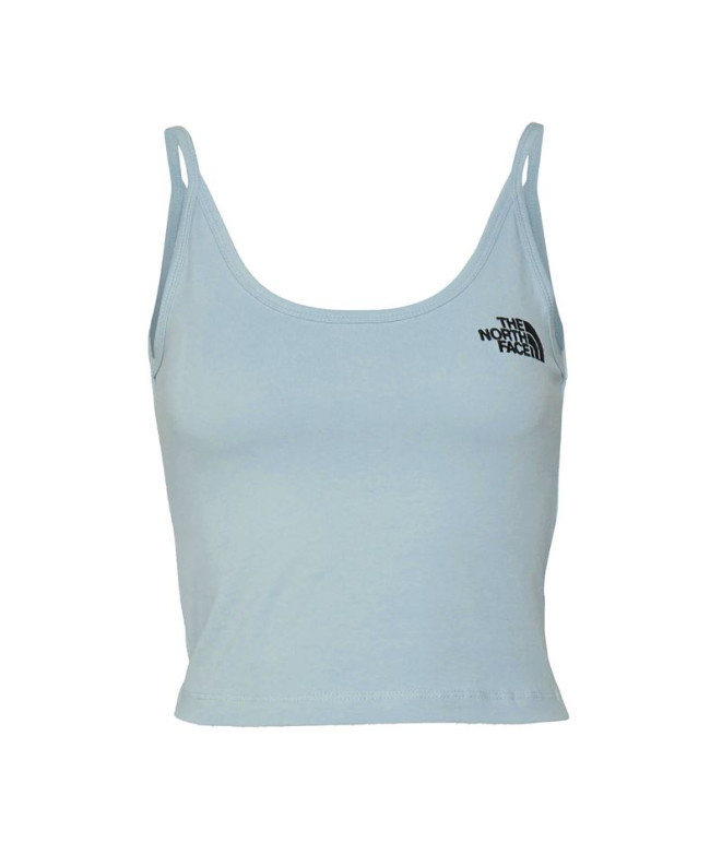 Tank top The North Face Crop Tank W Beta blue