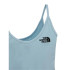 Camiseta de alças The North Face Crop Tank W Beta blue