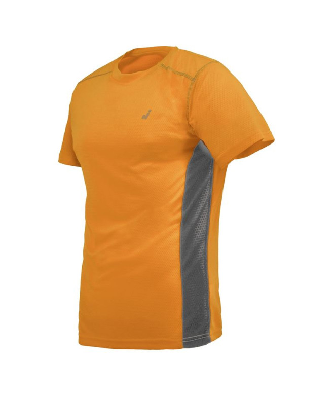 T-shirt running Joluvi par Ultra M Orange Orange Anthracite