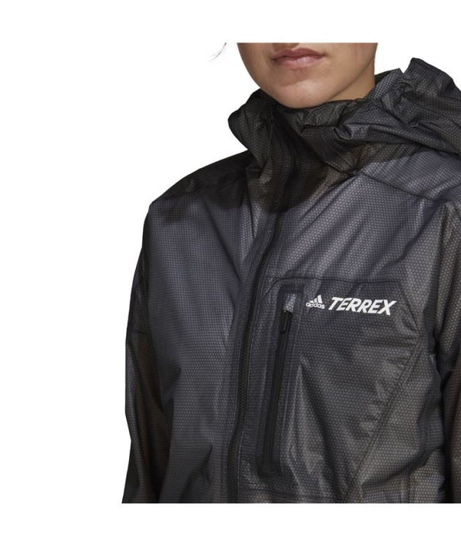 Veste de Trail adidas Agr Rain J Femme