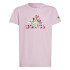 T-shirt adidas Aeroready Training Floral-Print Girls Pink
