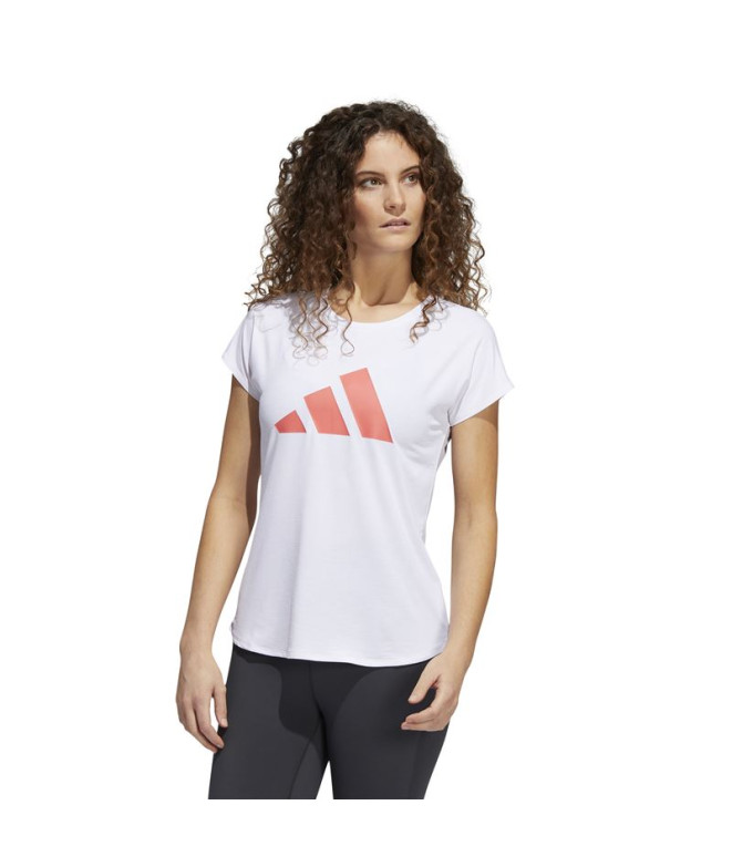 T-shirt de fitness adidas Training 3B W Branco