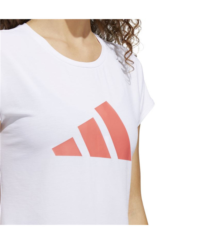 T-shirt de fitness adidas Training 3B W Branco