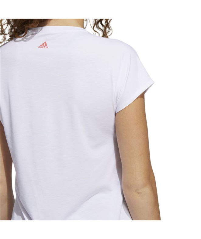 T-shirt Fitness adidas Training 3B W Blanc