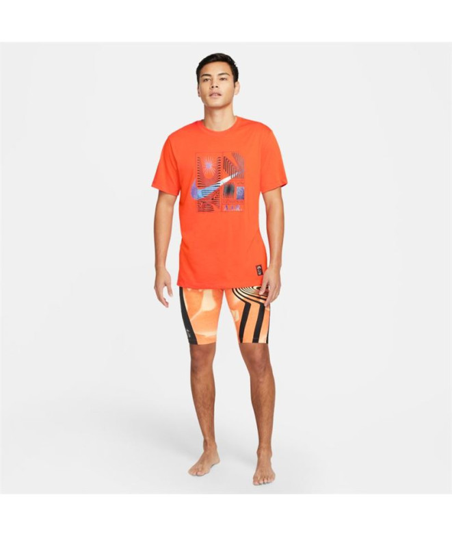 Camiseta Nike Yoga Dri-FIT A.I.R M Laranja