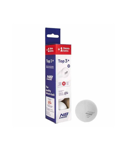 Boîte Balles Enebe Haut 3+1 3* 40 MM Blanc