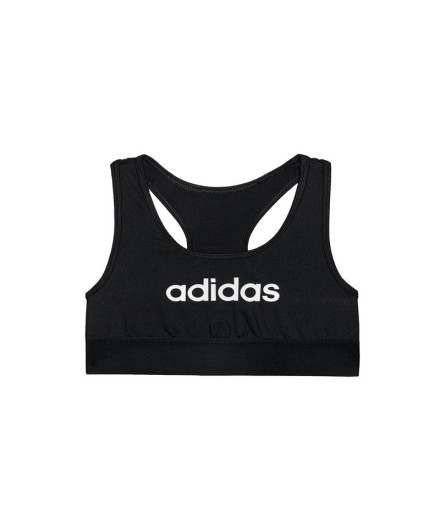 Fitness top adidas Sports Single Jersey Fitted Girl Black