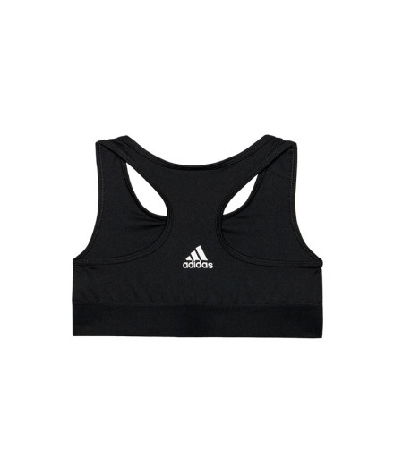 Fitness top adidas Sports Single Jersey Fitted Girl Black 2