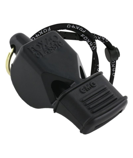 Silbato con cordón FOX 40 Classic CMG Black