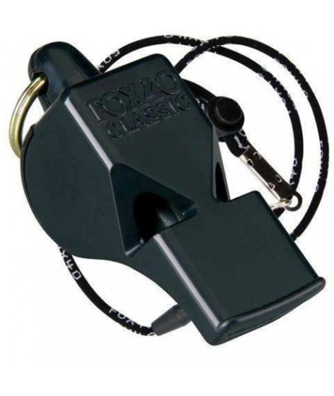 Silbato FOX 40 CLASSIC con cordón Black