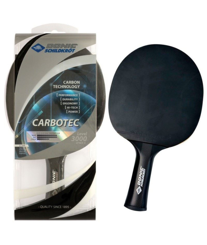 Pala de Ping Pong Enebe D. Schildkröt CARBOTEC 3000 Black