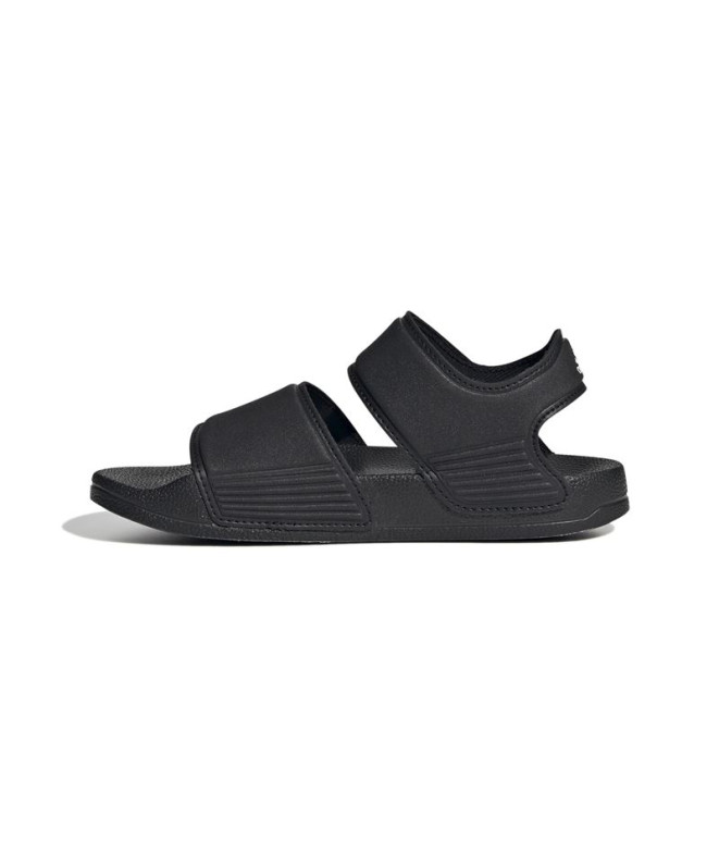 Sandálias adidas natação da Adilette Kids Preto