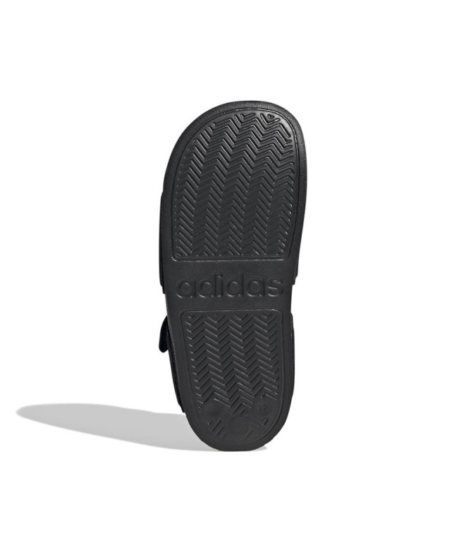 Sandales adidas de natation Adilette Kids Noir