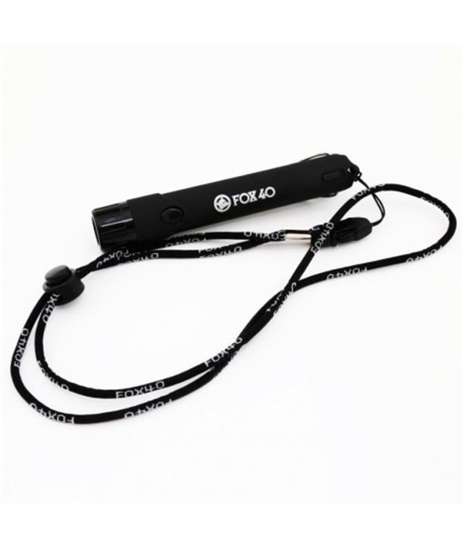 Silbato FOX 40 Electrónico Compacto con luz LED Black