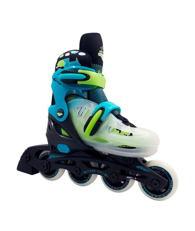 Park City New Blue Patins em linha ajustáveis