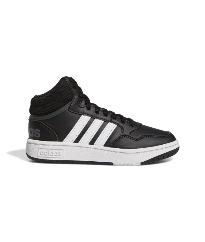 Chaussures adidas Hoops Mid Kids Noir