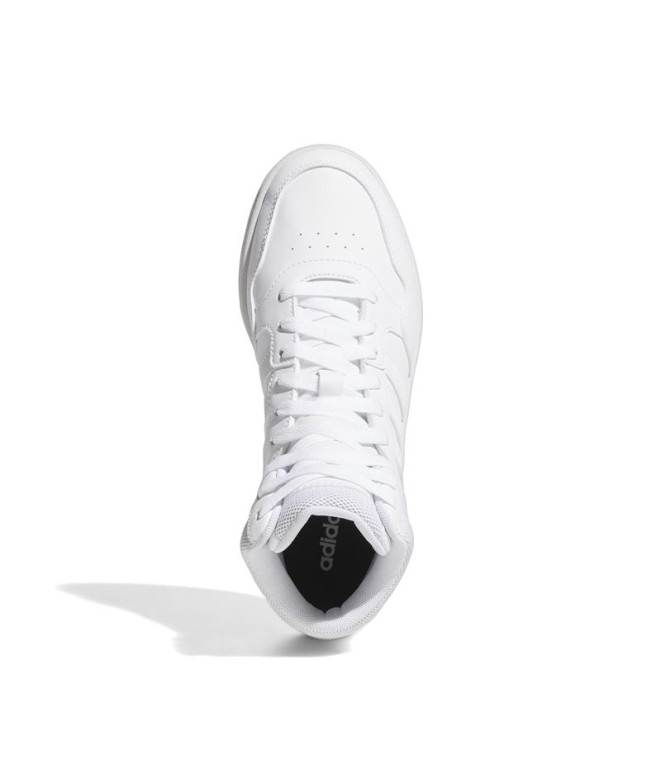 Chaussures adidas Hoops 3.0 Mid Classic White