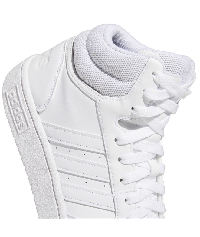 Chaussures adidas Hoops 3.0 Mid Classic White