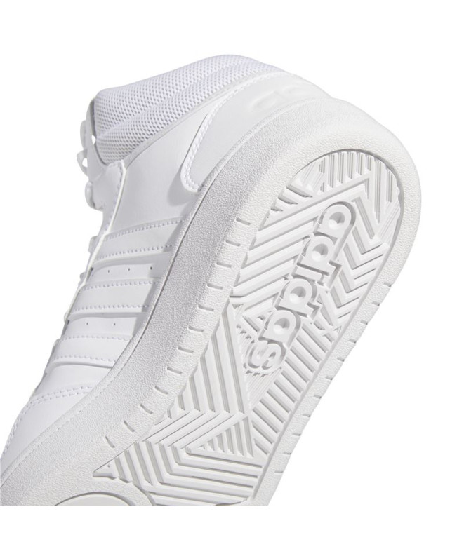 Chaussures adidas Hoops 3.0 Mid Classic White