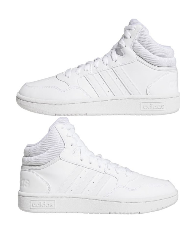 Chaussures adidas Hoops 3.0 Mid Classic White