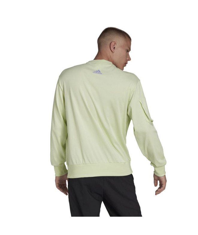 Sweatshirt adidas Essentials Brandlove Green