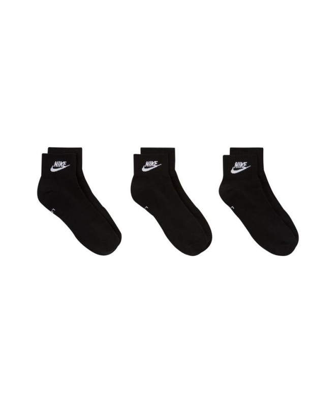 Calcetines cortos Nike Everyday Essential Black