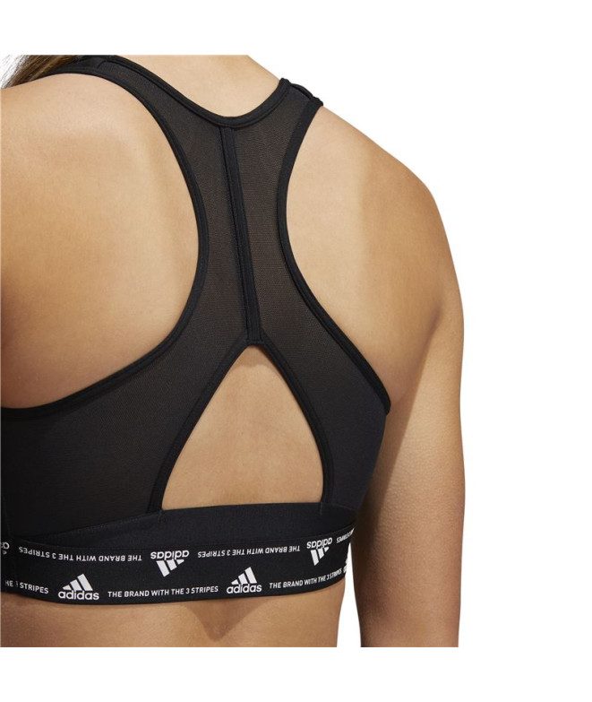 Brassiere de sport adidas Powerreact W Noir
