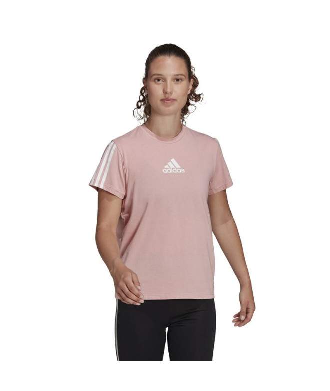 T-shirt de manga curta adidas Aeroready Rosa...