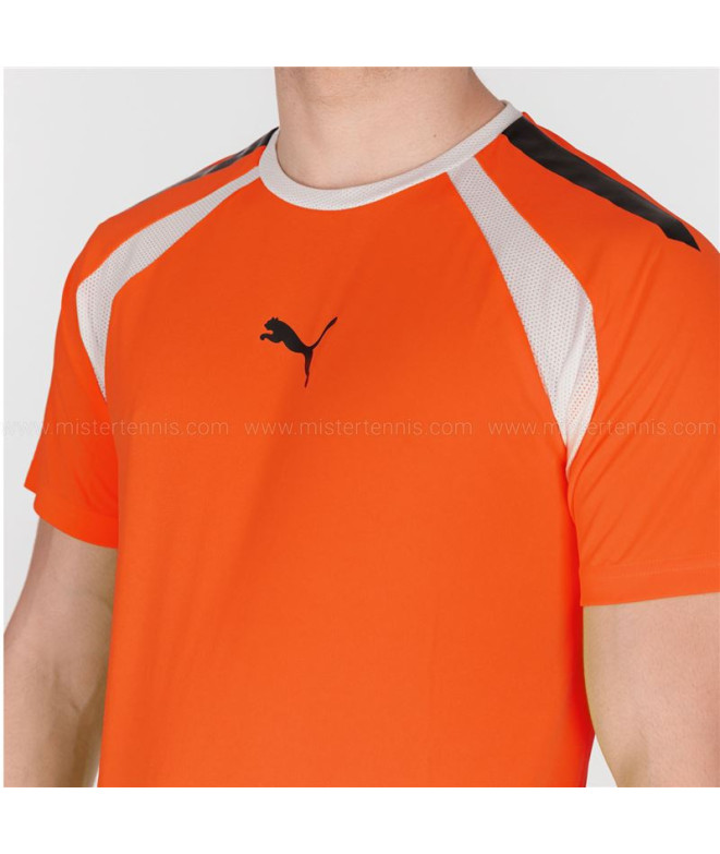 Puma TeamLIGA T-Shirt Hommes Padel Orange