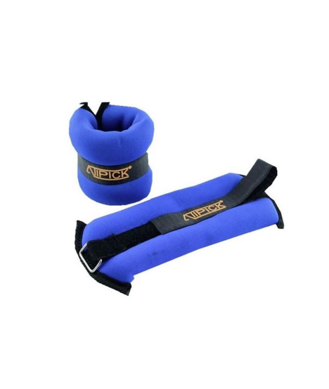 Pack 2 Muñequeras Lastradas de Fitness Atipick Neopreno 400 gr