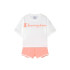 Conjunto Champion Script Logo Cotton Girl White
