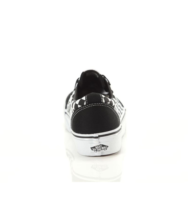 Sapatilhas Vans Ward Platform Infantil Preto